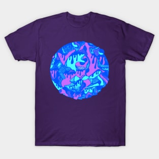 Blue Circle of Drip T-Shirt